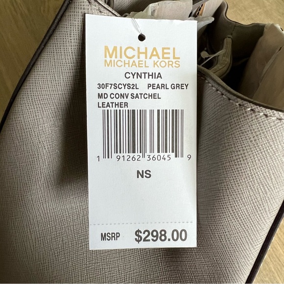 Michael Kors Cynthia Medium Convertible Saffiano Leather...